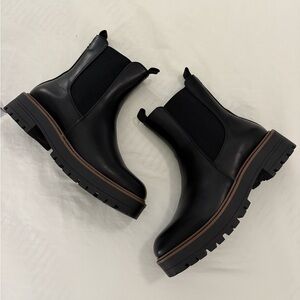 Dream Pairs Black Chunky Ankle Boots